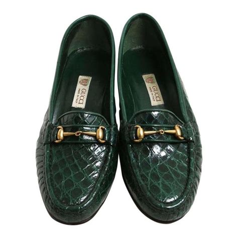 green gucci loafers women& 39|blue Gucci loafers women's.